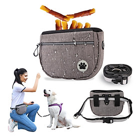 Dog Treat Pouch Pet Training Bag with Waist Belt for Small to Large Dogs Pet Dog Training Bag Treat Tote Carry Snacks Toys