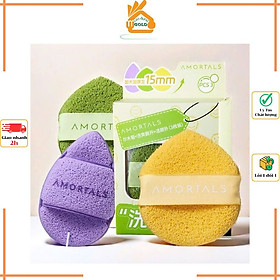 Mua Bông Mút Rửa Mặt AMORTALS Bọt Biển Hình Giọt Nước Hỗ Trợ Làm Sạch Da