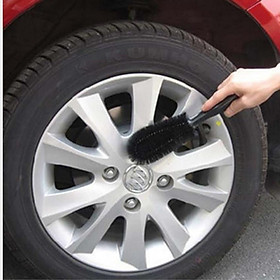 Bàn chải cọ rửa làm sạch lốp ô tô (Đen) 206157