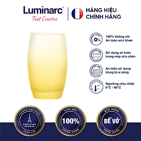 Bộ 2 Ly Thuỷ Tinh Cao Luminarc Salto Frost Yellow 350ml - LUSAQ3174