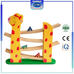 Đồ chơi gỗ Đường trượt con hươu | Winwintoys 65092 | Luyện kỹ năng khéo léo và phân biệt màu sắc