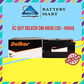 Ắc Quy Delkor DIN 60038 12V - 100Ah