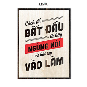 Tranh Gỗ Handmade LEVU LV089 
