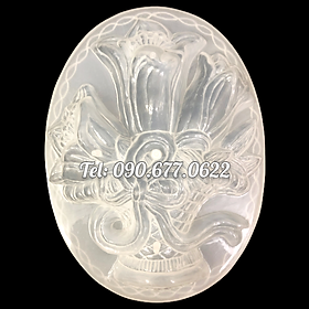 Mua Khuôn rau câu sinh nhật  cưới hỏi hoa Ly Ly – Khuôn hình Oval loại 20 cm – Mã số 1454