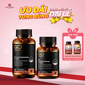 Bộ Sản Phẩm 2 Hộp Viên Uống Glucosamine New Zealand Go Glucosamine 1-A-DAY 1500mg 30 Viên Và 60 Viên | Giúp Tăng Dịch Khớp, Giảm Thoái Hóa Khớp