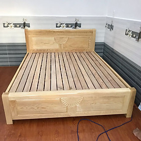 Giường ngủ gỗ sồi nga cao cấp nhiều kích thước ( FREESHIP 50 KM )