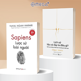 Combo 2 Cuốn: Sapiens - Lược Sử Loài Người (Ấn Bản Bỏ Túi) + Lịch Sử Liệu Có Dạy Ta Điều Gì? - Một Suy Tưởng Về Hiện Tại Và Tương Lai Nhân Loại - Omega Plus