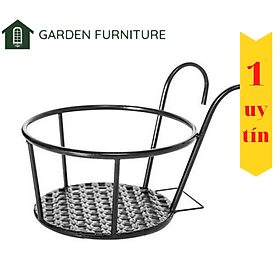 Mua  COMBO 5 CÁI  Chậu treo ban công  kệ hoa treo ban công   kệ sắt treo tường  giá đỡ chậu hoa nhỏ gọn  tiện lợi  bền