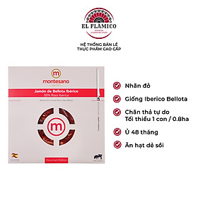 Thịt đùi Iberico Bellota muối, cắt lát bằng tay - 48 tháng (100g)