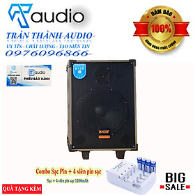 Loa kéo bluetoth BNIB T8 bass 20,tặng kèm 2 mic xịn sò - Hàng chính hãng