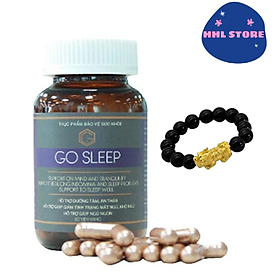 Go Sleep - Hỗ trợ điều trị Mất Ngủ Từ Thảo Dược - Tặng kèm vòng tay tỳ hưu