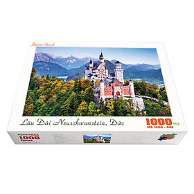 Bộ tranh xếp hình cao cấp 1000 mảnh ghép – Lâu Đài Neuschwanstein, Đức (50x79cm)