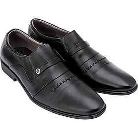 Giày Tăng Chiều Cao Nam Huy Hoàng HT7179 - Đen