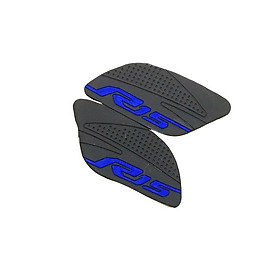 Cặp Miếng Dán Bình Xăng Chống Trượt Cho Xe Yamaha R15 MS1561 - Tặng Thêm 1 Móc Khóa Lò Xo Inox