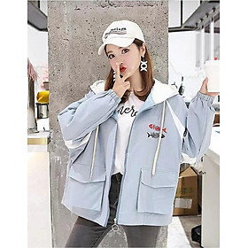 Áo khoác nhẹ chống nắng rẻ đẹp in hình FISH BONE