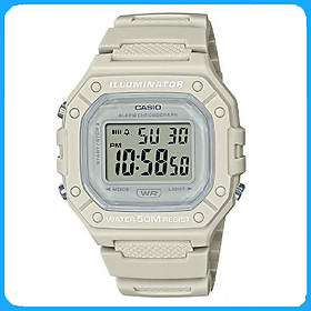 Đồng Hồ Casio W-218HC-8AVDF Dây Nhựa Nam Mặt Vuông