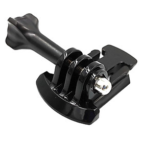 Black Fixed Camera Base Adapter Buckle Mount, Durable And High Quality ABS