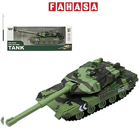 Đồ Chơi Mô Hình Xe Tăng Có Đèn Và Âm Thanh - Vecto VT75K - Màu Xanh Lá