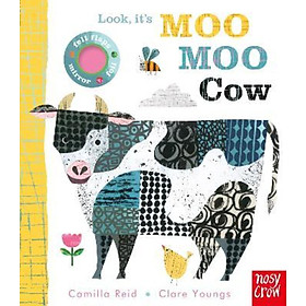 Sách - Look, it's Moo Moo Cow by Camilla Reid (UK edition, paperback)