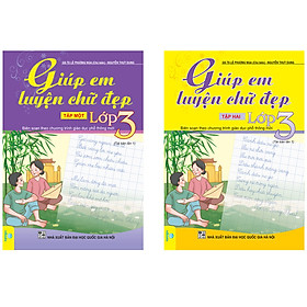 Sách - Combo 2 tập Giúp Em Luyện Chữ Đẹp Lớp 3 - Biên soạn theo CT GDPT mới - ndbooks