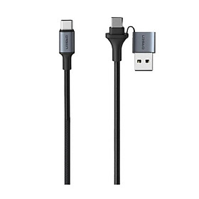 Cáp Sạc Nhanh 2 in 1 USB, cho Type-C to Type-C, PD 100W 5A