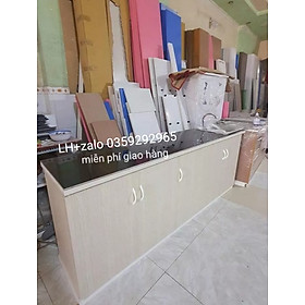 Mua Tủ bếp mini nhựa đài Loan ốp mặt gạch sẵn bồn rửa