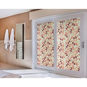 Mua Combo 5m Decal Giấy Dán Kính LÁ ĐỎ  Khổ 45cm Có Sẵn Keo Tiện Lợi