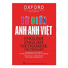 Từ Điển Anh - Anh - Việt (Bìa Cứng Cam)- Kèm Bút chì