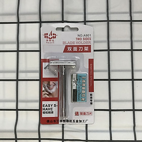 Dao Cạo Râu INOX Truyền Thống Cán Tháo Rời Cổ Điển Độc Đáo Dễ Sử Dụng ĐẸP, SANG TRỌNG, MỊN MÀNG  [ Ảnh Thật Sản Phẩm ]