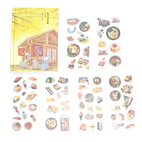 Sổ Kế Hoạch Nhật Ký 365 Ngày Life Planner  Nhật Bản Vàng Kèm Bộ 6 Tấm Sticker Trang Trí Mẫu Ngẫu Nhiên