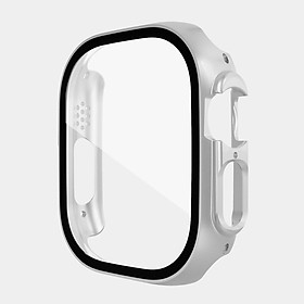 Ốp Case PC Mặt Kính Cường Lực chống va đập cho Apple Watch Ultra 1/2 49mm