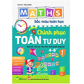 Sách - Maths Sắc màu -Toán học Chinh Phục Toán Tư Duy 4-6 tuổi tập 1