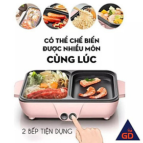 Mua Nồi lẩu nướng mini 2 ngăn