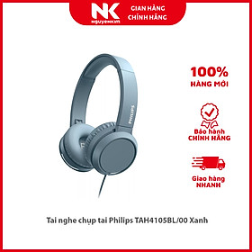 Mua Tai nghe chụp tai Philips TAH4105BL/00 Xanh - Hàng Chính Hãng