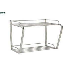 Kệ lò vi sóng inox treo tường cao cấp loại lớn chắc chắn prota - pt-972