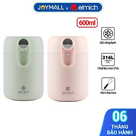 Mua Bình đựng thức ăn giữ nhiệt Elmich EL8017 300ml  EL8018 400ml  EL8019 600ml  Hàng chính hãng  ủ cháo  Inox 316 - JoyMall