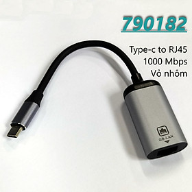 Mua Cáp usb type-c to Ethernet/ Rj45 kết nối internet từ laptop  điện thoại ra cổng LAN