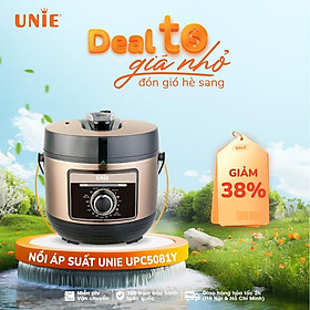 Mua Nồi áp suất Unie UPC5081Y  7 chức năng đun nấu đa năng Lòng nồi tráng men chống dính Ceramic công suất lớn - Hàng Chính Hãng