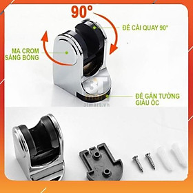 Mua GIẢM Đế cài tay sen và vòi xịt vệ sinh xoay 90° 206777