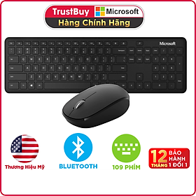 Mua Bộ Bàn Phím Và Chuột Không Dây Bluetooth Microsoft QHG-00017 - Hàng Chính Hãng