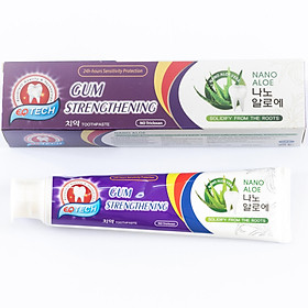 Kem đánh răng lô hội giảm ê buốt làm khoẻ nướu lợi EQ Tech Gum Strengthening toothpaste