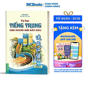 Hình ảnh sách Tự học tiếng Trung cho người mới bắt đầu