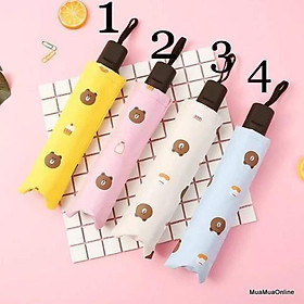 Mua Dù Đi Mưa Cầm Tay Hình Gấu