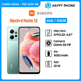 Điện thoại Xiaomi Redmi Note 12 (8GB/128GB) - Hàng chính hãng