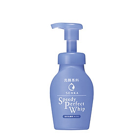 Sữa Rửa Mặt Tự Tạo Bọt Senka Speedy Perfect Whip 150ml 14841 tặng Mặt nạ dưỡng da The Faceshop Real Nature (1 miếng)