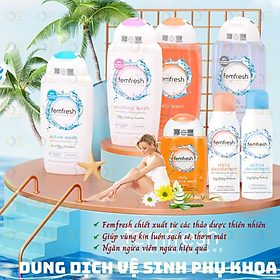 Dung dịch vệ sinh cho cả nữ và nam Femfresh Anh giúp làm sạch sẽ, thơm mát