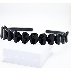 Bờm tóc nam nữ nhựa đen siêu bền mẫu mới Song An Eco