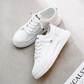 Giày sneaker nữ màu trắng dễ phối đồ DONSUPER