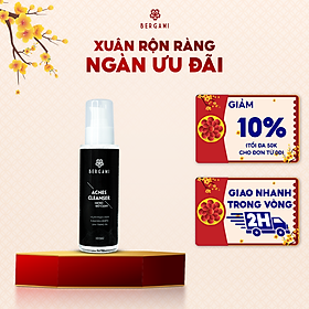 Sữa rửa mặt nam Bergami bùn khoáng 100ml - Sáng da sạch mụn