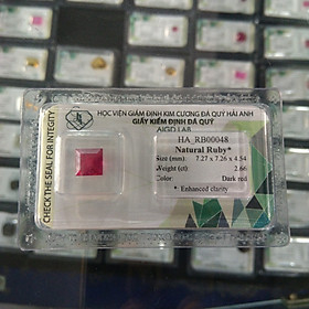 Mua Viên đá Ruby thiên nhiên cắt giác_HA_RB00048